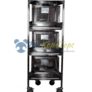 Стеллаж с клетками для лабораторных кроликов VETBOT CL-1231.1