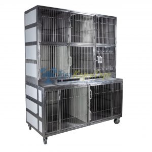 Модуль 80441 для животных из нержавеющей стали 8 клеток