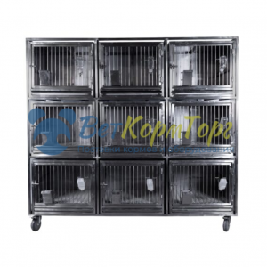 Модуль из 9 клеток для лабораторных кроликов CL-1270.3