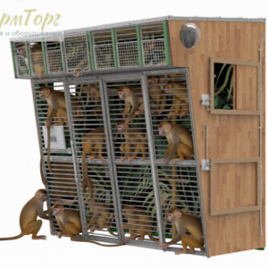 Клетка групповая для лабораторных обезьян  Vetbot CLP-2117