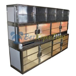 TD80803N  Модуль из 13 клеток нерж стали с освещением и ИК подогрев. 2800х600(500)х1820(1980)h с колесами