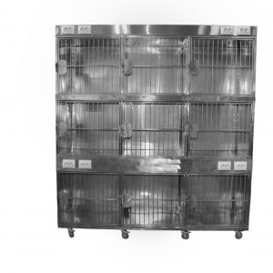 TD80728N Модуль из 9 клеток для кошек из нерж. стали 1950х700х2000(2100)h 