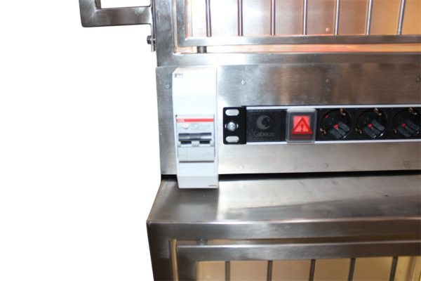 TD80803N  Модуль из 13 клеток нерж стали с освещением и ИК подогрев. 2800х600(500)х1820(1980)h с колесами — изображение 6
