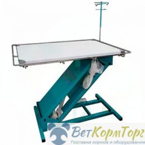 ТД ВЕТ Стол ветеринарный хирургический Vetbot-111 со штативом, 1300(1470)х600х(270-1030h)