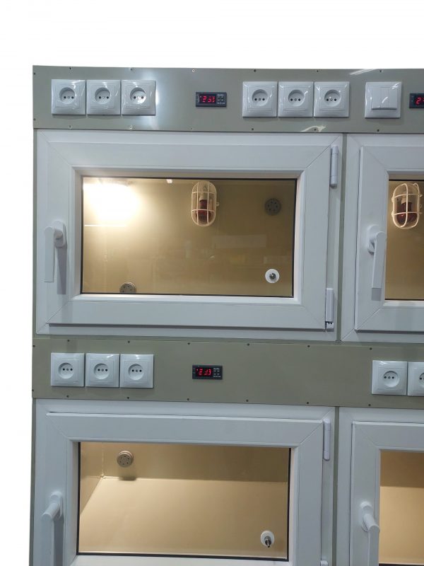 ТД ВЕТ Модуль из 8 клеток  с освещением и ИК подогревом для инфекционного стационара 2300х700(600)х2110(2300)h — изображение 3