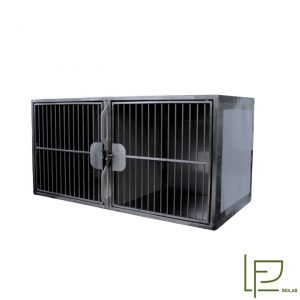 LF Biolab 1 Клетка с полипропиленовой перегородкой 1200х600х600(720)h с колесами