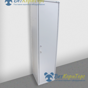 Шкаф для хранения одежды и обуви, окрашенная сталь