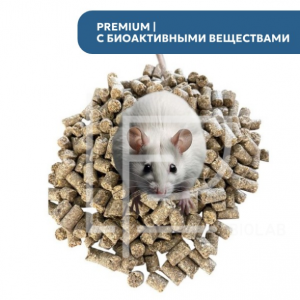 LF Biolab PREMIUM Гранулированный корм для содержания лабораторных животных (мыши, крысы)