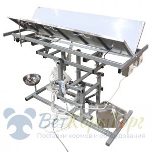 Стол ветеринарный универсальный СВУ-30.1 с раздельным подогревом 1500х700х(900-1150h)