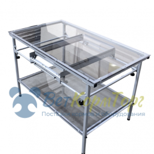 Стол ветеринарный универсальный СВУ-23 для рентгена 1200x700x770h