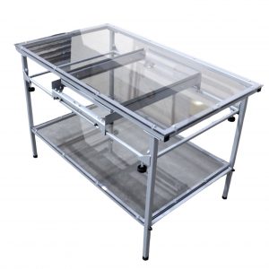 Стол ветеринарный универсальный СВУ-23 для рентгена 1200x700x770h