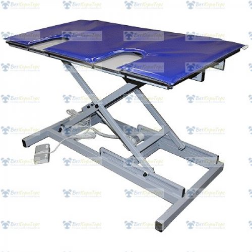 Стол ветеринарный VETBOT-75 для УЗИ с дверцами столешница HPL