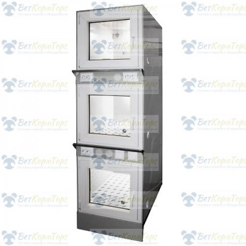 №80738 Модуль из трех клеток для инфекционного стационара 620х800х2020(2180)h