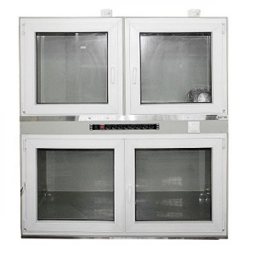 Модуль из трех клеток для инфекционного стационара, 1470х900х1650(1810)h