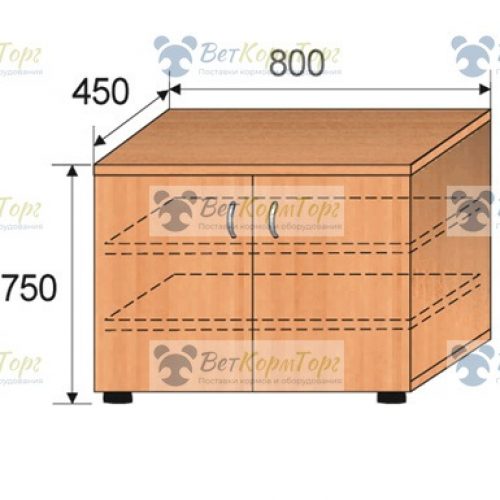 Тумба функциональная для оргтехники